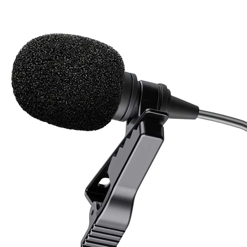 Microfone Lapela Profissional Boya BY-M1 3,5mm Stereo Para Professores Palestrantes Youtubers Gravação