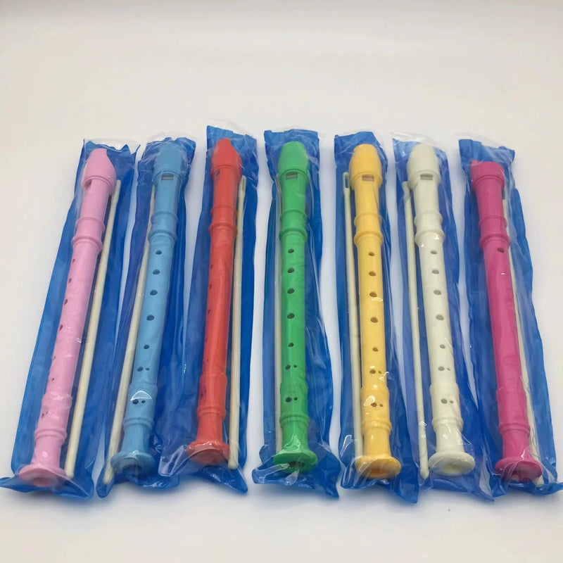 Flauta de plástico Germânica colorida para iniciantes