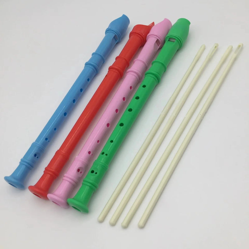 Flauta de plástico Germânica colorida para iniciantes